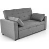 Halmar Rozkladacia pohovka Ace, dvojsedák, sivá