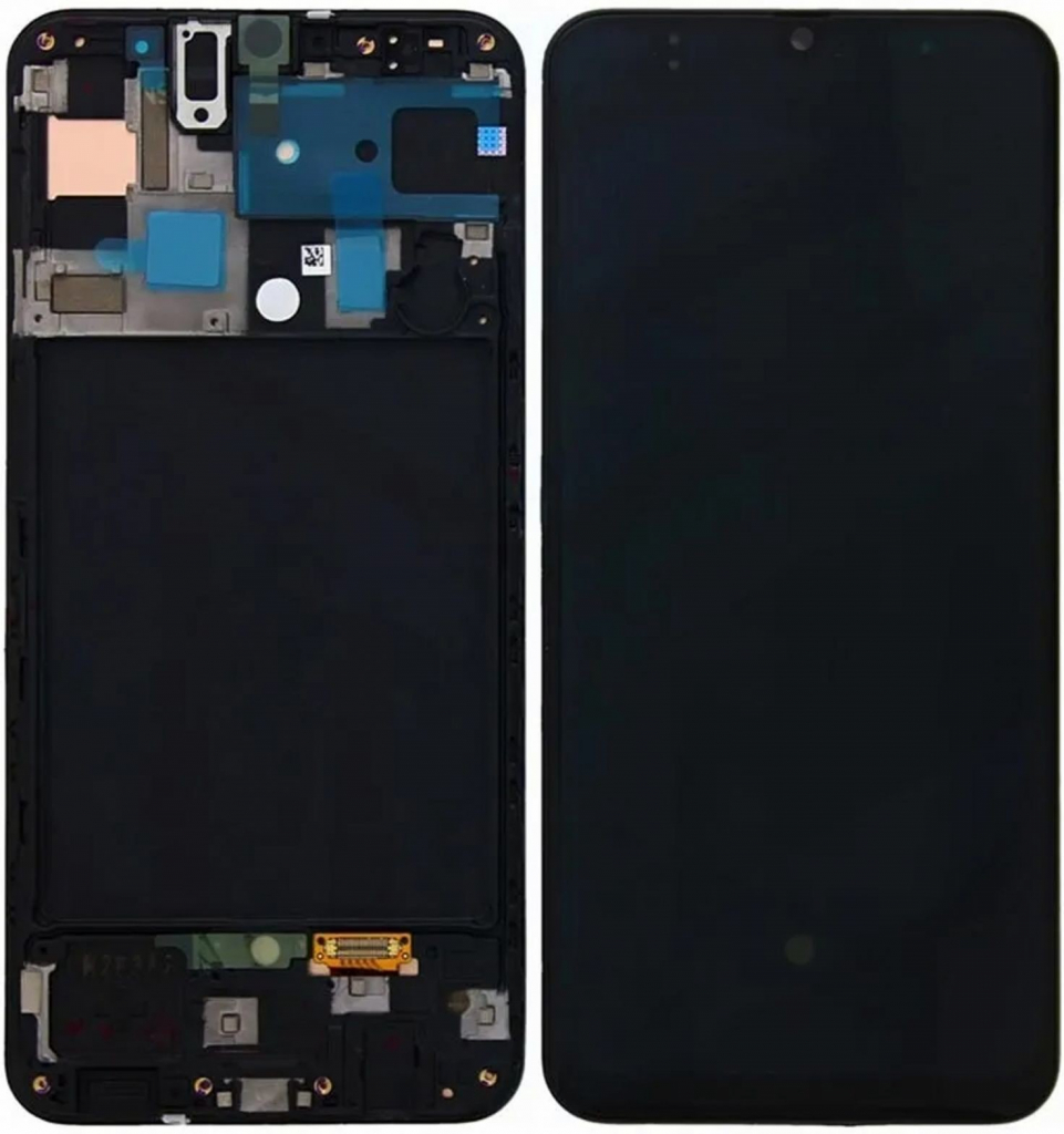 LCD Displej + Dotykové sklo + Rám Samsung Galaxy A50 A505