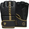 RDX Kara F6 MMA Gloves Black Gold, Veľkosť XL