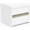 Wilsondo Nočný stolík Clyde - biela