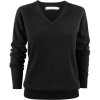 James Harvest Svetr Ashland V-Neck Women s výstřihem do V, dámský COT62250500204-black XL Černá