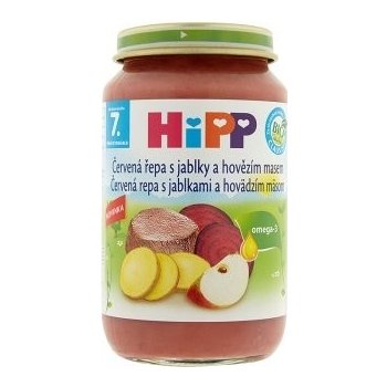 HiPP Bio JUNIOR Červená řepa s jablky a hovädzím mäsom 220 g