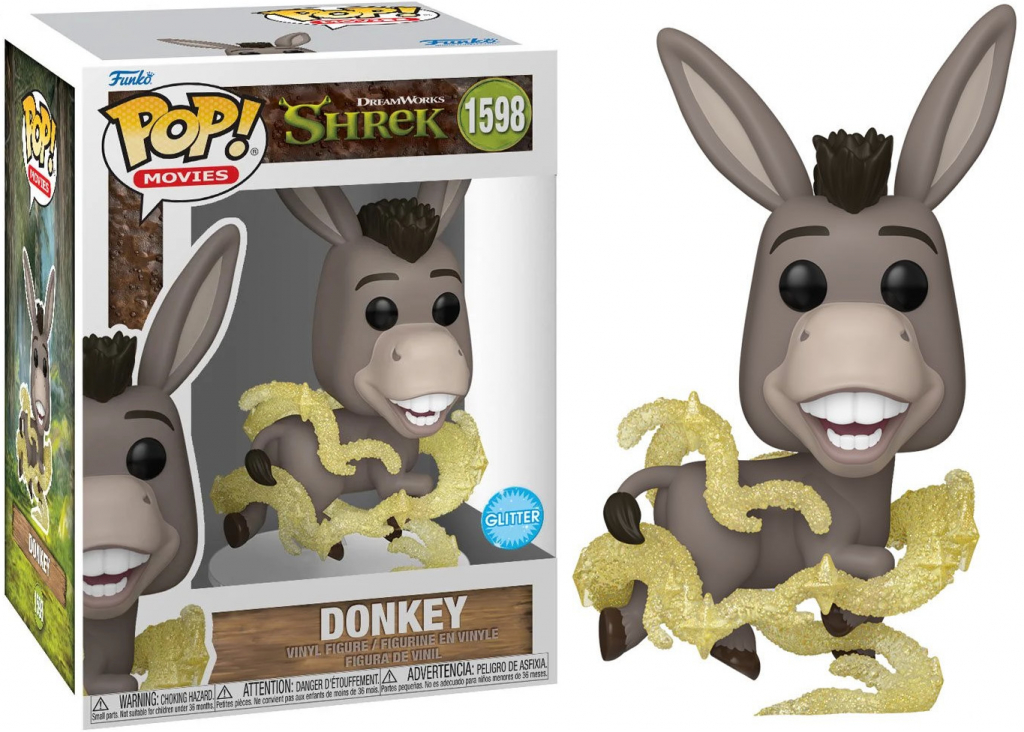 Funko Pop! 1598 Shrek Donkey Glitter