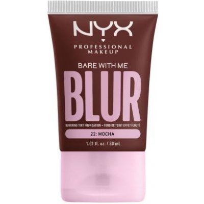 NYX Professional Makeup Bare With Me Blur Tint Foundation Zmatňujúci make-up so stredným krytím 22 mocha 30 ml