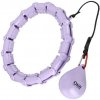 ONE FITNESS Masážny hula hoop OHA02 so závažím fialová