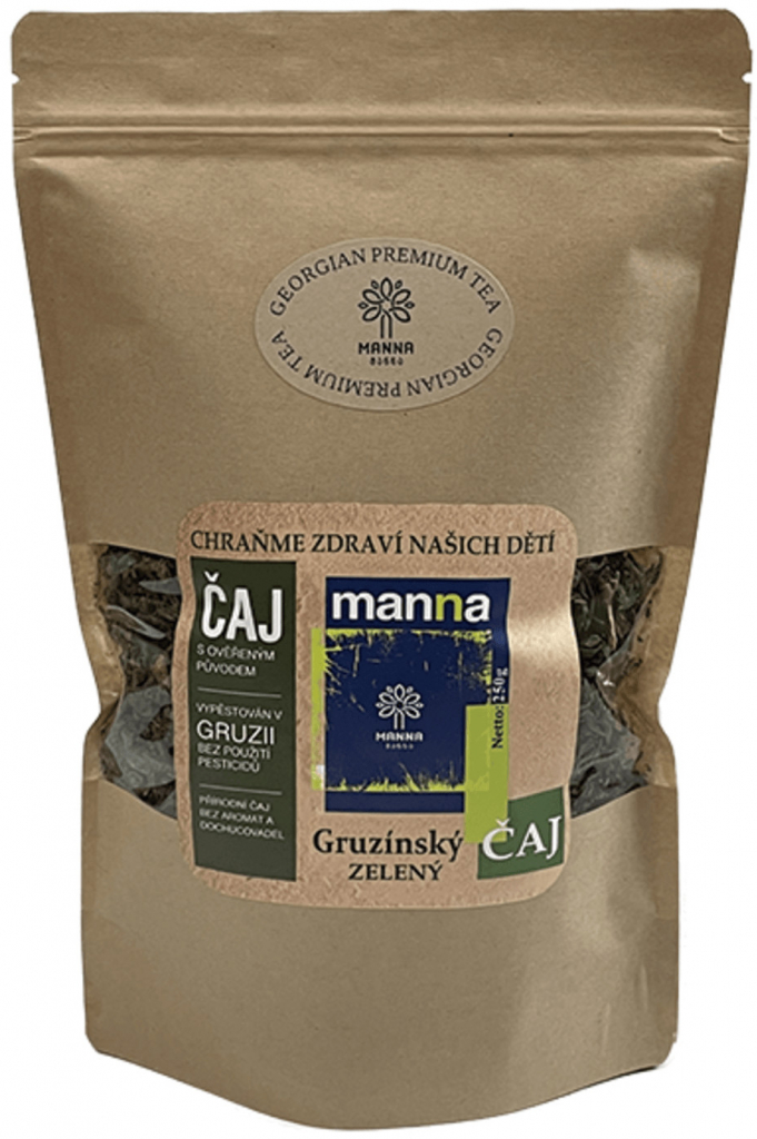 Manna Gruzínsky čaj Zelený Premium sypaný 250 g