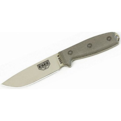 ESEE Model 4 Messer – Feststehende Klinge, Plain Edge, Aus 1095 Kohlenstoffstahl, Robust Für Outdoor