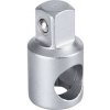 Fortum 4700910 Adaptér s otvorom pre trhák, vnútorný 3/8” na vonkajší 1/2”, dĺžka 44mm