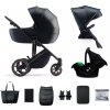 KINDERKRAFT SELECT Kočík kombinovaný 3v1 Prime 2 Venezian Black, Premium