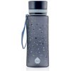 Fľaša plastová Equa Pixel 0,6 l - sivá