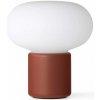 New Works Prenosná stolná lampa Karl-Johan, earth red 22014