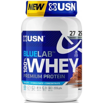 Proteínové prášky USN BlueLab 100% Whey Premium Protein čokoláda 908g blw01