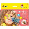 Maľovanie na tvár motýľ 6 farieb