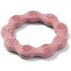 Silikónové ortho hryzatko Baby Ono Ring ružové