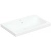Geberit iCon - Umývadlo na dosku 75x48 cm, s prepadom, s otvorom na batériu, matná biela 501.848.JT.1