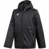 Chlapčenská športová bunda adidas, CORE18 STD JKT Čierna,Biela 140