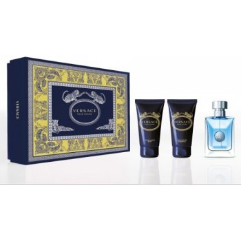 Versace Pour Homme EDT 50 ml + sprchový gél 50 ml + balzam po holení 50 ml darčeková sada