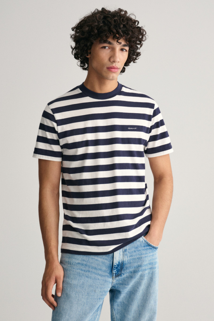 Gant Stripe SS modré