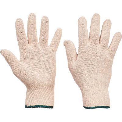 CERVA AUKLET rukavice bavlna režná Farba: -, Veľkosť: 7