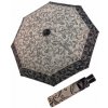 Doppler Fiber Mini Black White paisley - dámsky skladací dáždnik