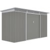 Záhradný domček G21 GRAH 483 - 340 x 142 cm, metalický šedý