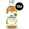 GymBeam BIO Kombucha mäta & citrónová tráva 12 x 330 ml