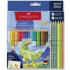 FABER-CASTELL Pastelky Colour Grip Dinosaurus 24 ks