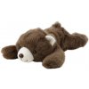 Plyšový ležiaci medveď hnedý 30 cm
