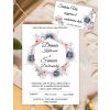Svadobné oznámenie - Kvetinová harmónia 45 - Svadobné menu obojstranne (kartičky na stoly-obojstranné pri dlhšom menu) 15824