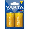 Varta LongLife, alkalická batéria LR20 (D) 2 ks, blister 4120 2x