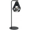 Eglo 43703 - Stolová lampa CARLTON 1xE27/60W/230V čierna 43703 + záruka 3 roky zadarmo