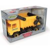 Wader Auto middle Truck sklápěč plast 38 cm žlutý