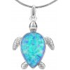 Silvego Hravý strieborný prívesok Korytnačka JJJP1184