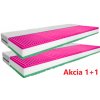 BENAB, Matrac Orthopedic Eco Plus 1+1 + darček 1x chránič matraca, 200 x 90 cm, CHLOE PASY COLOR
