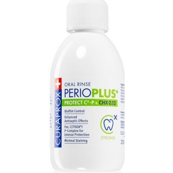 Curaprox Perio Plus+ PROTECT CHX 0,12% ústna voda s chlórhexidínu a citroxom 200 ml