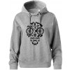 Bike lebka - Oversized mikina dámská Moon - kratšia + širšia - XL ( Tmavosivý melír )