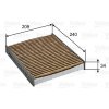 Filter vnútorného priestoru VALEO 701027