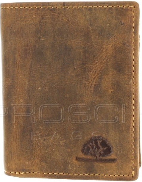 Greenburry kožená peňaženka mini 1813 25 hnědá