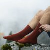 Merino ponožky Nordic Socks Element Burgundy Veľkosť: EUR 39-42