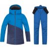 Dětský lyžařský komplet Kigali Skydiver/medieval blue 122-128 + Akita Skydiver 122-128