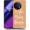 Picasee silikónový čierny obal pre OnePlus 11 5G - Boss Mama