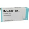Betadine 200 mg vaginálne čapíky sup vag (fólia PVC/PE) 14 ks