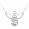 Strieborná náhrdelník Angelic Faith, anjel 5292 00 Preciosa