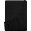 B.E.S. – Petrovice, s.r.o. Prestieradlo Froté PERFECT – Čierna 140 - 160 × 200