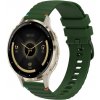 Remienok na hodinky Garmin Venu 3s 18mm vlnitý army green farba