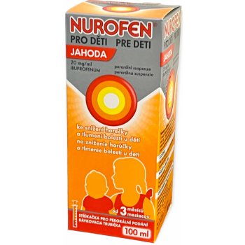 Nurofen pre deti jahoda sus.por.1 x 100 ml