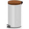 ALDA Pedálový odpadkový kôš Sherwood Freedom Fresh 30 l, biely
