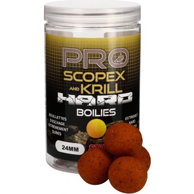 Starbaits Hard Boilies Pro Scopex Krill 200g 24mm (64394)
