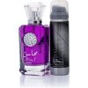 Lattafa Mahasin Crystal Violet EDP 100 ml + deospray 75 ml darčeková sada