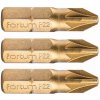 Fortum Bit krížový PZ2x25mm, S2, TiN 3ks/bal